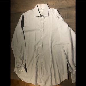 Barney’s Grey Button Down Shirt size 16.5/42